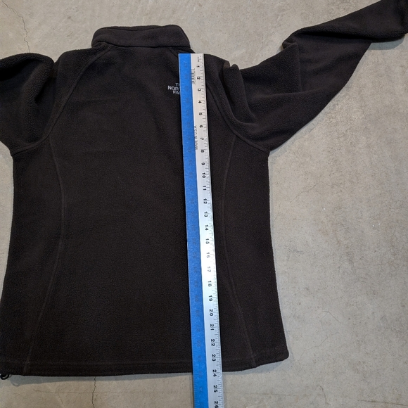 The North Face Women's M Brown Full Zip Fleece - Picture 6 of 7